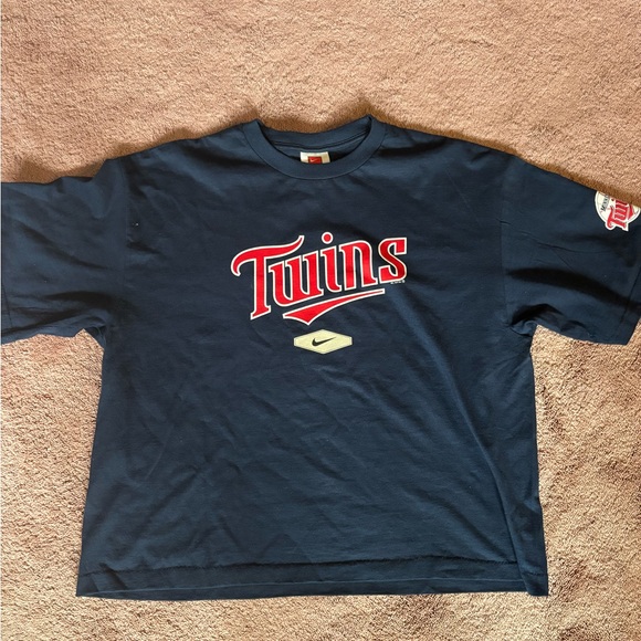 90s Nike Navy Twins T-Shirt‎ - Picture 1 of 4